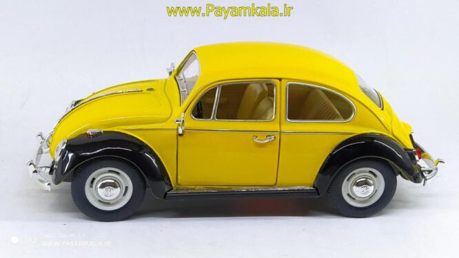 ماکت ماشین اسباب بازی فولکس بزرگ (1:24) (VOLKSWAGEN BEETLE 1967)