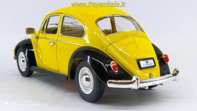 ماکت ماشین اسباب بازی فولکس بزرگ (1:24) (VOLKSWAGEN BEETLE 1967)