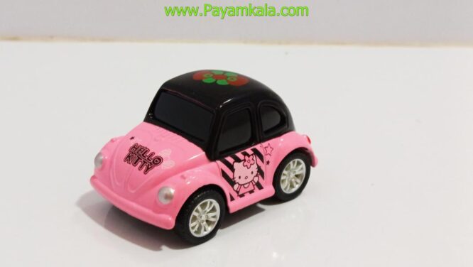 فولکس کوچک hello kitty صورتی-مشکی