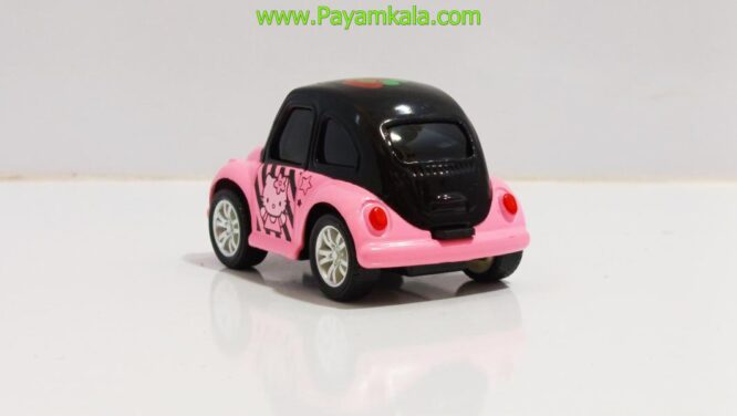 فولکس کوچک hello kitty صورتی-مشکی