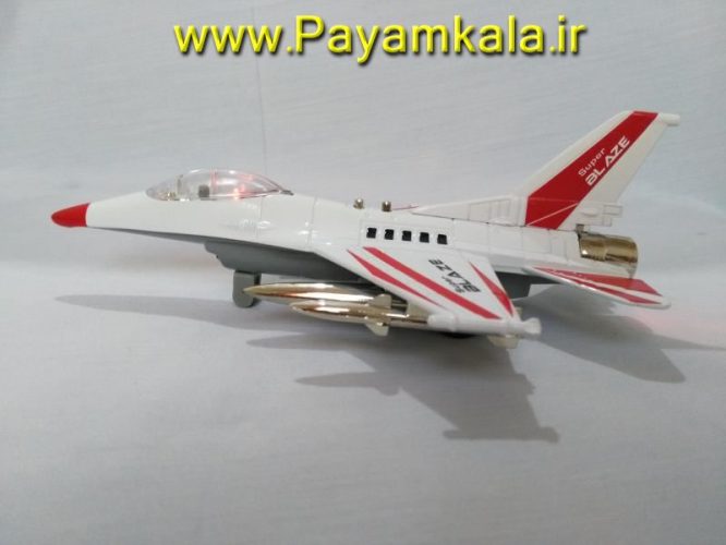 هواپیما جنگنده F-16 صدادار-چراغدار فلزی دربازشو عقب کش : فروشگاه اینترنتی انواع کالا ارسال پستی سراسر ایران بزرگ