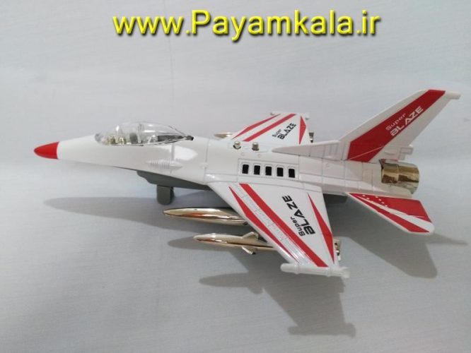 هواپیما جنگنده F-16 صدادار-چراغدار فلزی دربازشو عقب کش : فروشگاه اینترنتی انواع کالا ارسال پستی سراسر ایران بزرگ