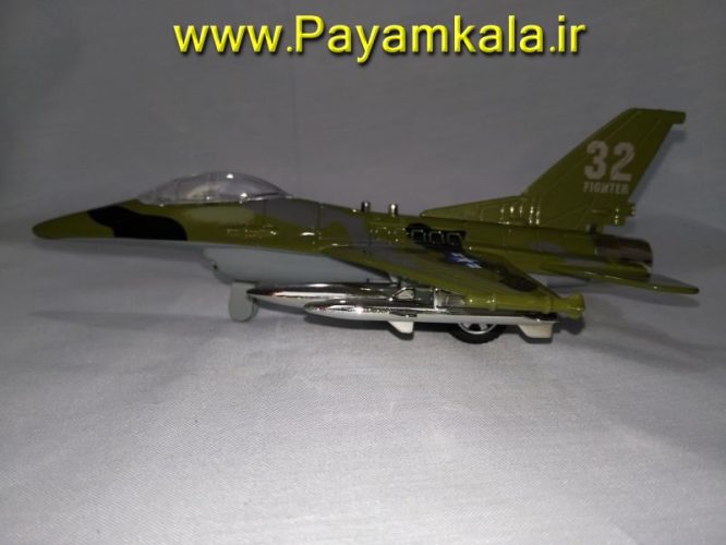 هواپیما جنگنده F-16 صدادار-چراغدار فلزی دربازشو عقب کش : فروشگاه اینترنتی انواع کالا ارسال پستی سراسر ایران بزرگ