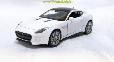 ماشین اسباب بازی جگوار (JAGUAR F-TYPE COUPE 1/32 BY WELLY) سفید