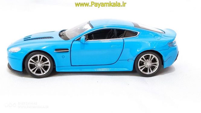 اسباب بازی ماشین استون مارتین (ASTON MARTIN V12 VANTAGE BY WELLY) آبی