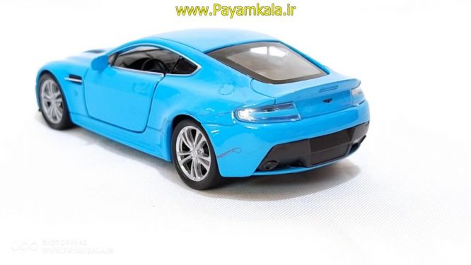 اسباب بازی ماشین استون مارتین (ASTON MARTIN V12 VANTAGE BY WELLY) آبی