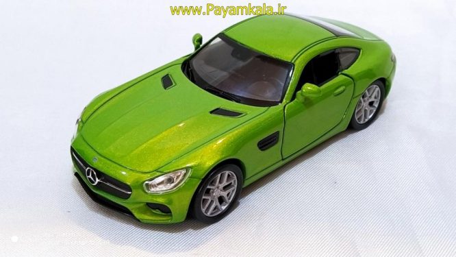 اسباب بازی ماشین مرسدس (MERCEDES AMG GT BY WELLY) سبز