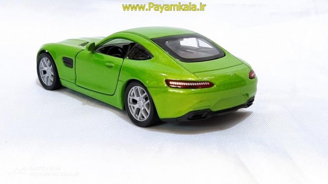 اسباب بازی ماشین مرسدس (MERCEDES AMG GT BY WELLY) سبز