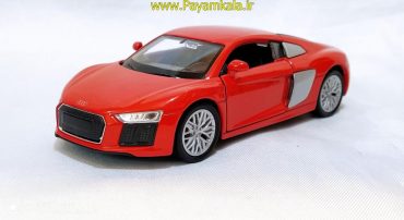 اسباب بازی ماشین آئودی (AUDI R8 V10 BY WELLY) نارنجی