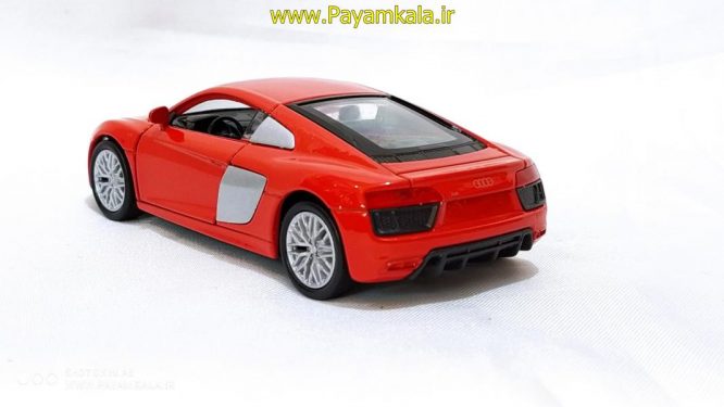 اسباب بازی ماشین آئودی (AUDI R8 V10 BY WELLY) نارنجی