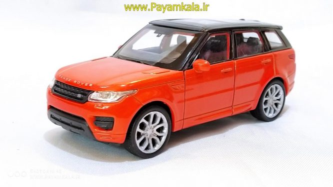 ماکت اتومبیل اسباب بازی رنجرور اسپرت (Range Rover Sport By WELLY) رنگ نارنجی