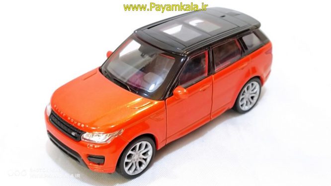 ماکت اتومبیل اسباب بازی رنجرور اسپرت (Range Rover Sport By WELLY) رنگ نارنجی