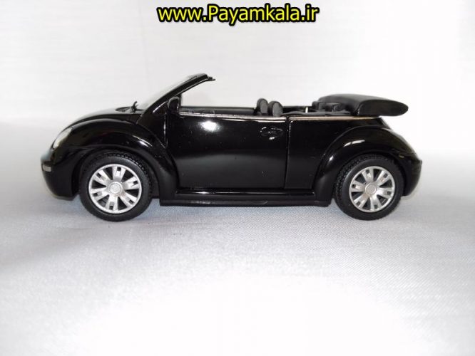 ماشین اسباب بازی فولکس نیوبیتل (VOLKSWAGEN NEW BEETLE CONVERTIBLE BY KINSMART)