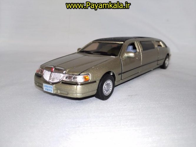 ماشین اسباب بازی لیموزین لینکلن (LINCOLN LIMOUSINE 1999 BY KINSMART)