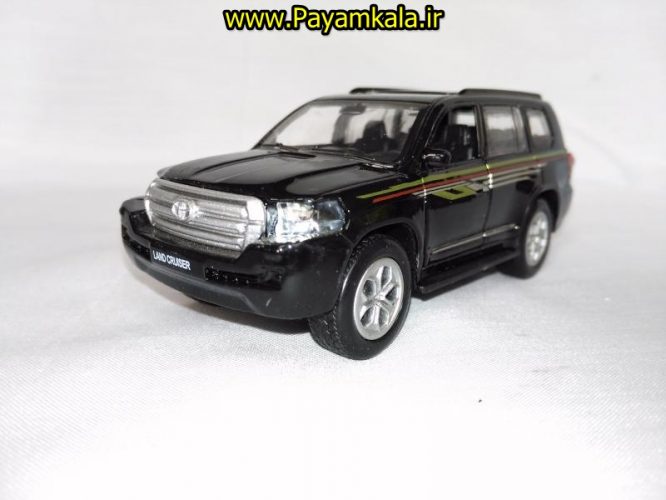 (سایز معمولی) اسباب بازی تویوتا چراغدار (TOYOTA LANDCRUISER BY KINGSTOY)