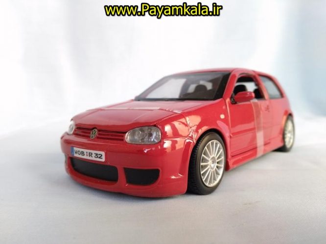 ماکت فلزی فولکس واگن گلف بزرگ (1:24) (VOLKSWAGEN GOLF R32 BY MAISTO)