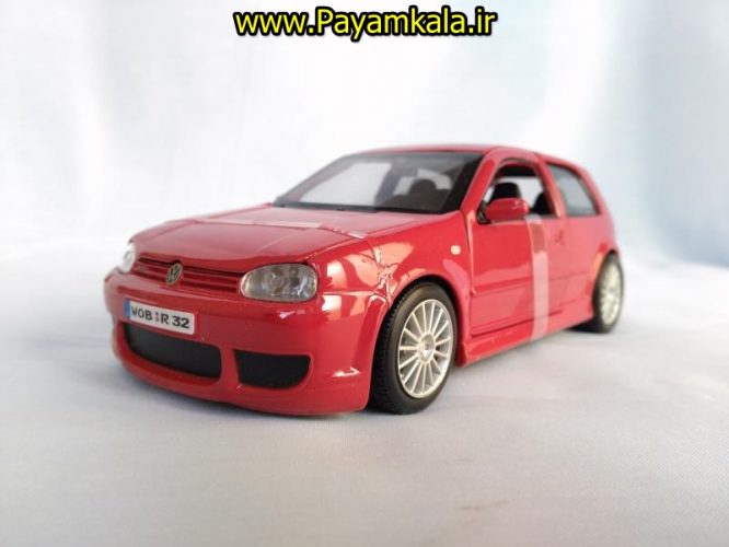 ماکت فلزی فولکس واگن گلف بزرگ (1:24) (VOLKSWAGEN GOLF R32 BY MAISTO)