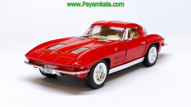 ماشین اسباب بازی کروت (CORVETTE STING RAY BY KINSMART) قرمز