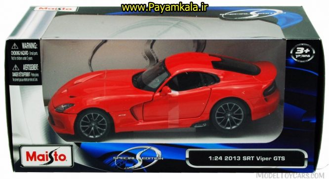 ماکت دوج وایپر مایستو بزرگ (1:18) مدل MAISTO 2013 SRT VIPER GTS