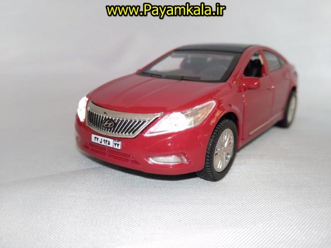 (چراغدار-موزیکال) هیوندا آزرا (HYUNDAI AZERA BY BARNI): انواع ماکت فلزی هیوندا کیا عقب کش فروش و خرید