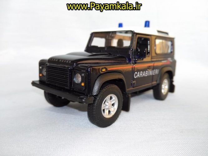 (ژاندارمری) ماکت ماشین لندرور دیفندر (LAND ROVER DEFENDER BY WELLY)