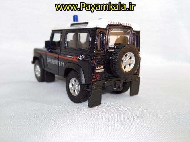 (ژاندارمری) ماکت ماشین لندرور دیفندر (LAND ROVER DEFENDER BY WELLY)