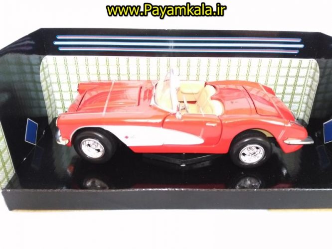 ماکت فلزی کروت بزرگ (1:24) (CORVETTE 1959 BY MOTORMAX)