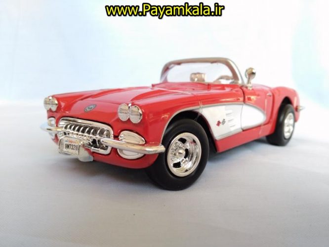 ماکت فلزی کروت بزرگ (1:24) (CORVETTE 1959 BY MOTORMAX)