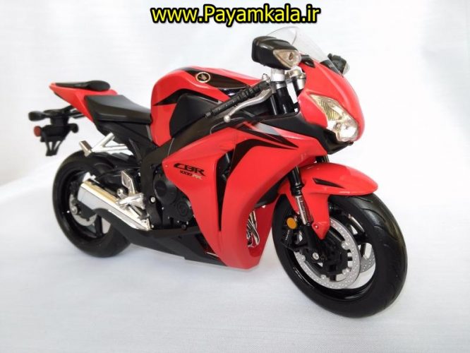 (سایز بزرگ) ماکت فلزی موتورسیکلت هوندا (Honda CBR1000RR BY WELLY)(1/10)