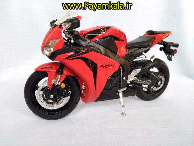 (سایز بزرگ) ماکت فلزی موتورسیکلت هوندا (Honda CBR1000RR BY WELLY)(1/10)