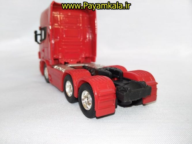 ماکت تریلی اسکانیا (SCANIA V8 R730) سایز 1:64 ساخت WELLY