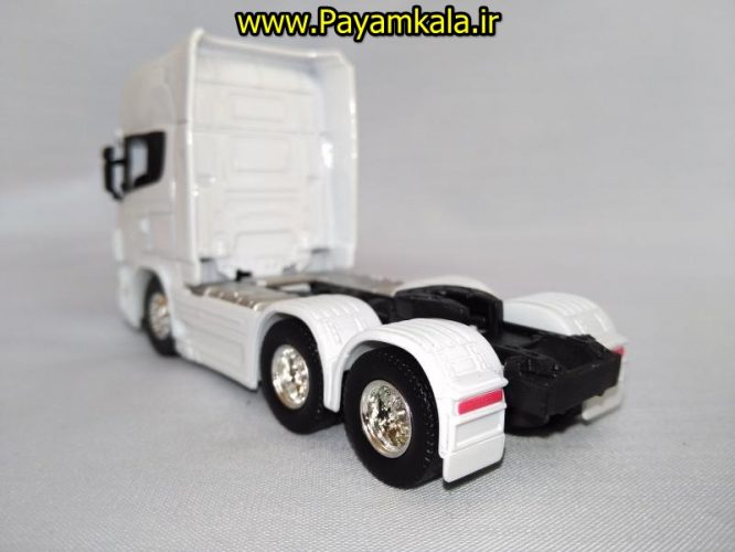 ماکت تریلی اسکانیا (SCANIA V8 R730) سایز 1:64 ساخت WELLY