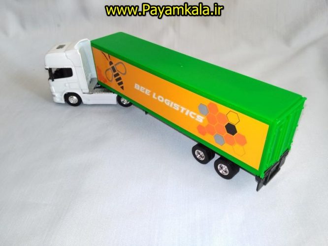 (ترانزیت) ماکت تریلی اسکانیا (SCANIA V8 R730) سایز 1:64 ساخت WELLY