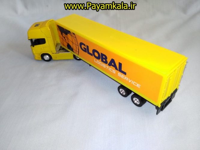 (ترانزیت) ماکت تریلی اسکانیا (SCANIA V8 R730) سایز 1:64 ساخت WELLY