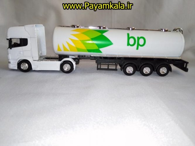 (تانکر) ماکت تریلی اسکانیا (SCANIA V8 R730) سایز 1:64 ساخت WELLY