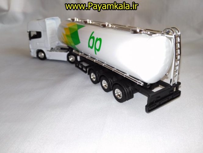 (تانکر) ماکت تریلی اسکانیا (SCANIA V8 R730) سایز 1:64 ساخت WELLY