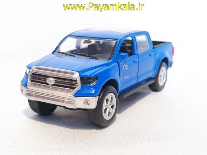 (سایز معمولی) اسباب بازی تویوتا چراغدار (TOYOTA TUNDRA BY KINGSTOY) آبی