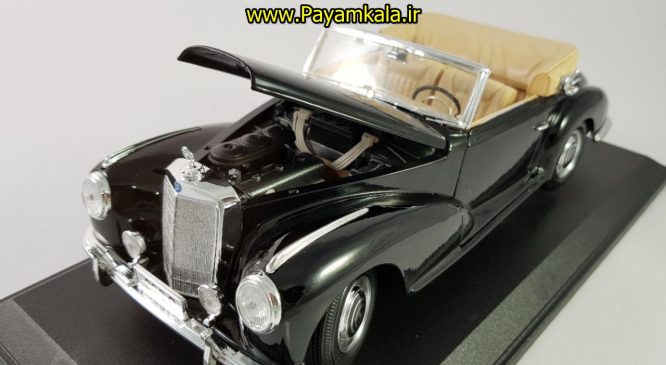 ماکت مرسدس بنز بزرگ (1:18) مشکی مایستو (1955 MERCEDES-BENZ 300S)