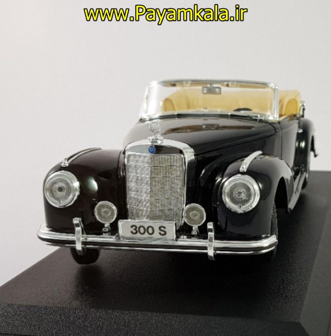 ماکت مرسدس بنز بزرگ (1:18) مشکی مایستو (1955 MERCEDES-BENZ 300S)