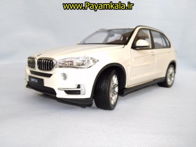 ماکت ب ام و X5 (بی ام دبلیو BMW) بزرگ 1:24 ساخت WELLY (رنگ سفید)