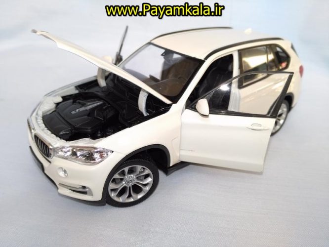 ماکت ب ام و X5 (بی ام دبلیو BMW) بزرگ 1:24 ساخت WELLY (رنگ سفید)