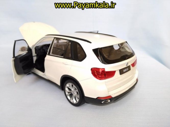 ماکت ب ام و X5 (بی ام دبلیو BMW) بزرگ 1:24 ساخت WELLY (رنگ سفید)