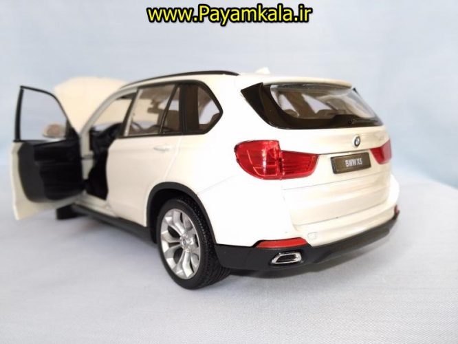 ماکت ب ام و X5 (بی ام دبلیو BMW) بزرگ 1:24 ساخت WELLY (رنگ سفید)