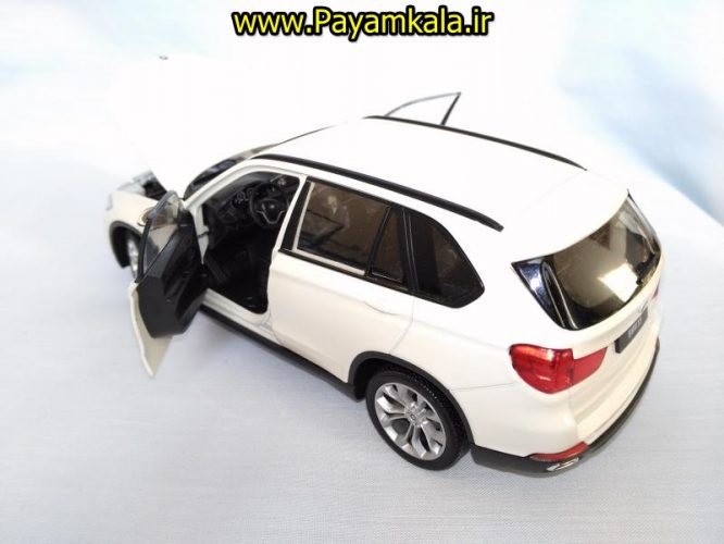 ماکت ب ام و X5 (بی ام دبلیو BMW) بزرگ 1:24 ساخت WELLY (رنگ سفید)