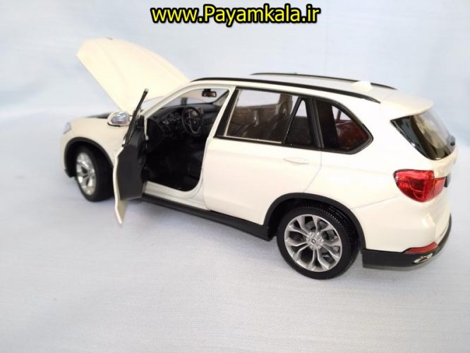 ماکت ب ام و X5 (بی ام دبلیو BMW) بزرگ 1:24 ساخت WELLY (رنگ سفید)