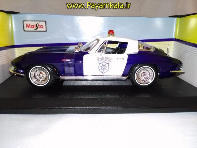 ماکت شورلت کروت پلیس بزرگ (1:18) مایستو (1965 CHEVROLET CORVETTE STINGRAY)