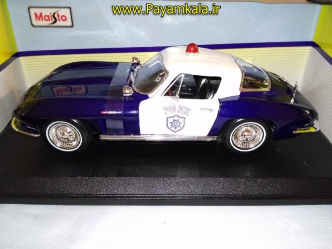 ماکت شورلت کروت پلیس بزرگ (1:18) مایستو (1965 CHEVROLET CORVETTE STINGRAY)