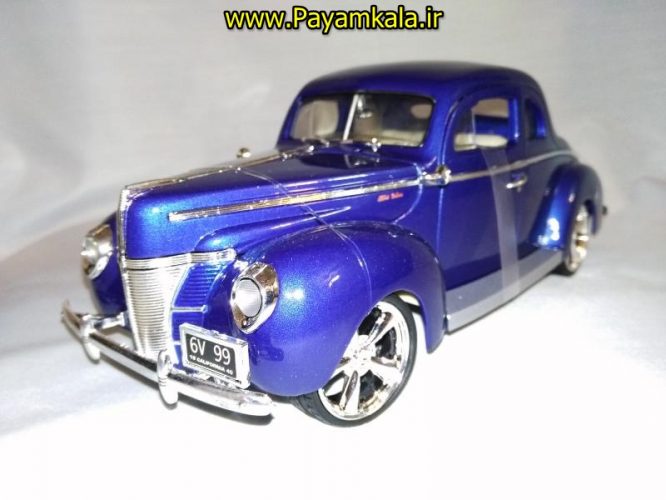 ماکت فورد دلوکس 1940 کاستوم کلاسیک بزرگ (1:18) موتورمکس (1940 FORD DELUXE)