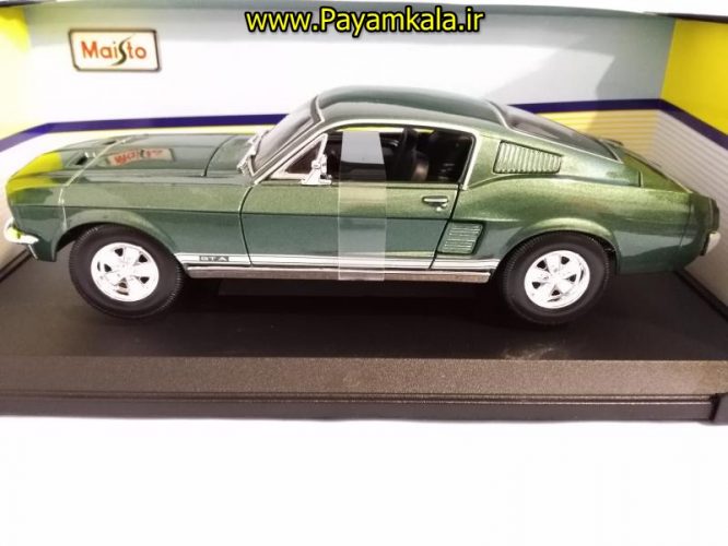 ماکت فورد موستانگ مایستو بزرگ (1:18) مدل 1967 FORD MUSTANG GTA FASTBACK