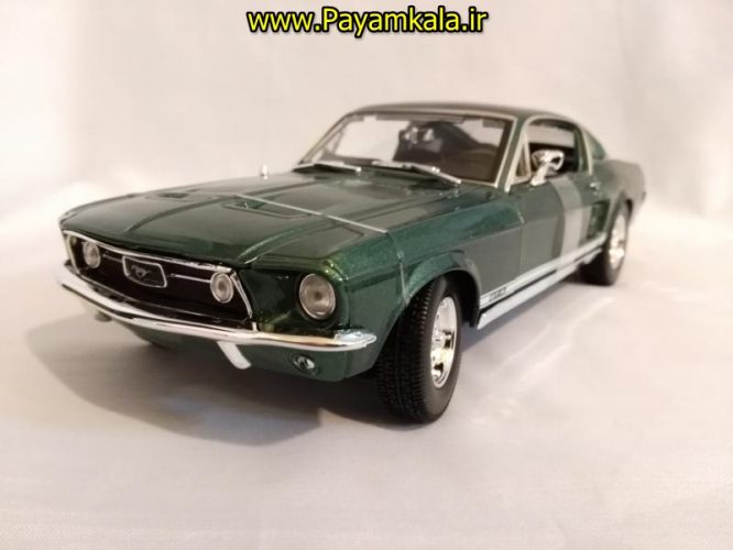 ماکت فورد موستانگ مایستو بزرگ (1:18) مدل 1967 FORD MUSTANG GTA FASTBACK